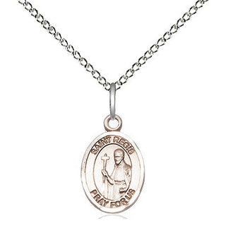 Sterling Silver Saint Regis Medal Religious and Catholic Jewelry Engraved Catholic Saint Jewelry