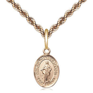 14kt Gold Filled Our Lady of Knots Medal Religious and Catholic Jewelry Engraved Catholic Saint Jewelry