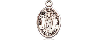 Sterling Silver Saint Ivo Medal Religious and Catholic Jewelry Engraved Catholic Saint Jewelry