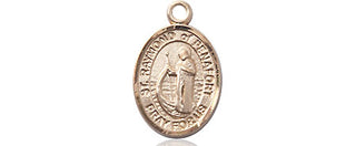 14kt Gold Filled Saint Raymond of Penafort Medal Engraved Catholic Saint Jewelry