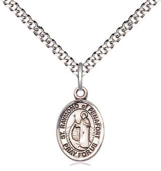 Pewter Saint Raymond of Penafort Medal Religious and Catholic Jewelry Engraved Catholic Saint Jewelry
