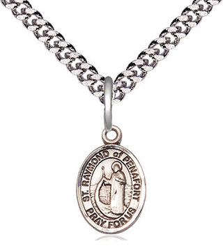 Sterling Silver Saint Raymond of Penafort Medal Religious and Catholic Jewelry Engraved Catholic Saint Jewelry