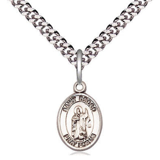 Pewter Saint Drogo Medal Religious and Catholic Jewelry Engraved Catholic Saint Jewelry