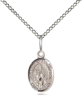 Sterling Silver Our Lady of Assumption Medal | Small | Engravable