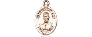 14kt Gold Filled Blessed Miguel Pro Medal Engraved Catholic Saint Jewelry