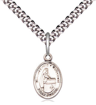 Pewter Blessed Emilee Doultremont Medal Religious and Catholic Jewelry Engraved Catholic Saint Jewelry