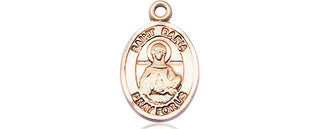 14kt Gold Filled Saint Daria Medal Engraved Catholic Saint Jewelry