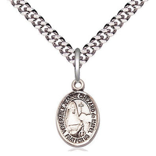 Pewter Jeanne Chezard de Matel Medal Religious and Catholic Jewelry Engraved Catholic Saint Jewelry