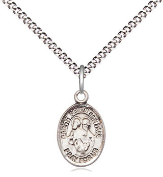Sterling Silver Saint Peter St Paul Medal Religious and Catholic Jewelry Engraved Catholic Saint Jewelry