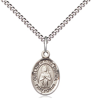 Sterling Silver Our Lady of Rosa Mystica Medal Religious and Catholic Jewelry Engraved Catholic Saint Jewelry