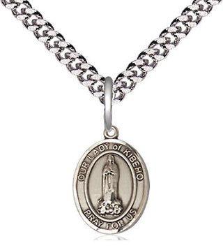 Pewter Our Lady of Kibeho Medal Religious and Catholic Jewelry Engraved Catholic Saint Jewelry