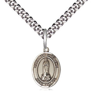 Sterling Silver Our Lady of Kibeho Medal Religious and Catholic Jewelry Engraved Catholic Saint Jewelry