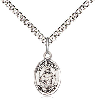 Pewter Saint Dismas Medal Religious and Catholic Jewelry Engraved Catholic Saint Jewelry