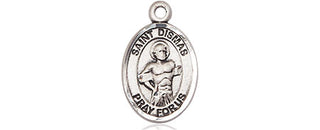 Sterling Silver Saint Dismas Medal Religious and Catholic Jewelry Engraved Catholic Saint Jewelry