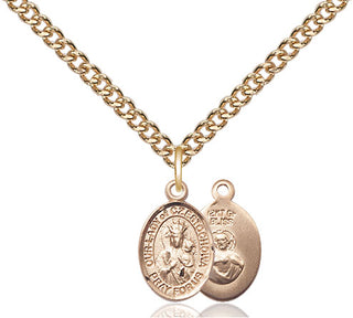 14kt Gold Filled Our Lady of Czestochowa Medal Religious and Catholic Jewelry