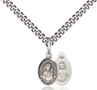 Sterling Silver Our Lady of Czestochowa Medal Religious and Catholic Jewelry
