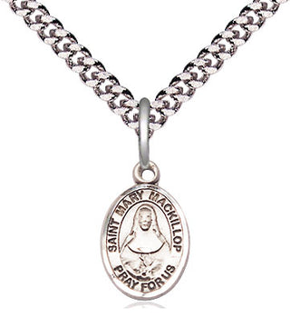 Pewter Saint Mary Mackillop Medal Religious and Catholic Jewelry Engraved Catholic Saint Jewelry