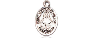 Sterling Silver Saint Mary Mackillop Medal Religious and Catholic Jewelry Engraved Catholic Saint Jewelry