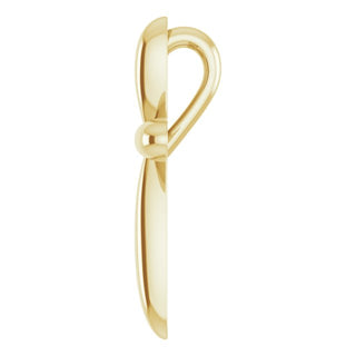 14K Yellow 17x13 mm Cross Pendant