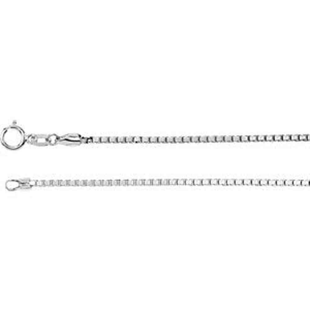 18-inch Diamond Cut Box Chain - Sterling Silver – CatholicShop.com