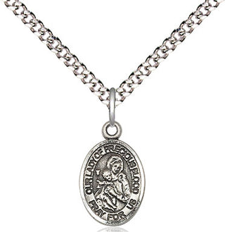 Pewter Our Lady of the Precious Blood Medal Religious and Catholic Jewelry Engraved Catholic Saint Jewelry