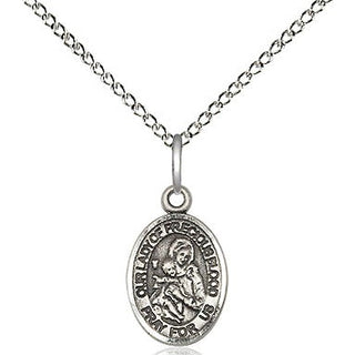 Sterling Silver Our Lady of the Precious Blood Medal Religious and Catholic Jewelry Engraved Catholic Saint Jewelry