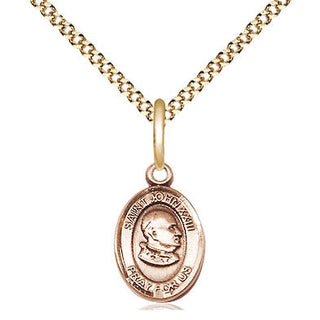 14kt Gold Filled Saint John Xxiii Medal Religious and Catholic Jewelry Engraved Catholic Saint Jewelry