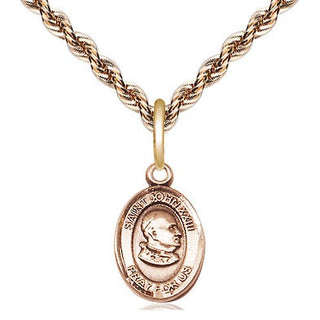 14kt Gold Filled Saint John Xxiii Medal Religious and Catholic Jewelry Engraved Catholic Saint Jewelry