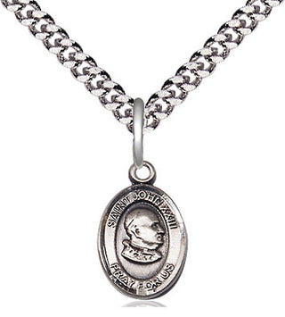 Sterling Silver Saint John Xxiii Medal Religious and Catholic Jewelry Engraved Catholic Saint Jewelry