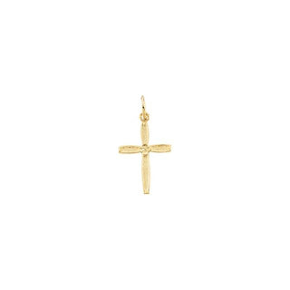 14K Yellow 14x10 mm Youth Cross Pendant