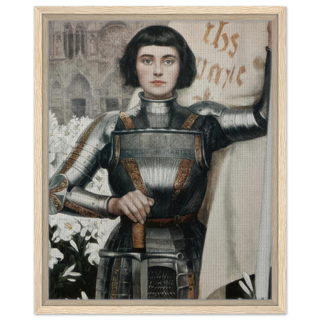 St. Joan of Arc by Albert Lynch Framed Canvas - view 10