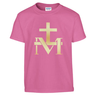 Miraculous Medal 'M' and Cross Kids T-Shirt - view 8
