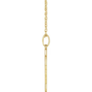 14K Yellow Angel 16-18" Necklace