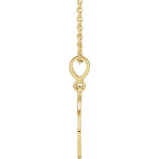 14K Yellow Sacred Heart 16-18" Necklace
