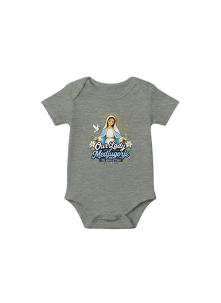 Our Lady of Medjugorje Baby Onesie - view 2