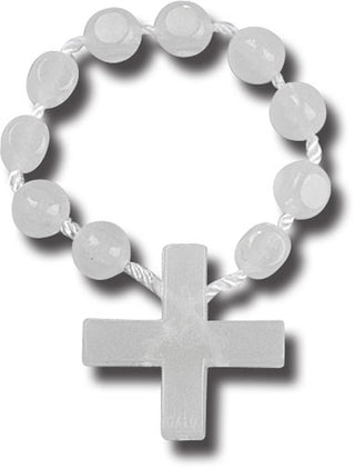 Luminous Plastic Rosary Ring 25-Pack