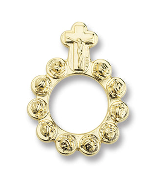 Gold Rosary Ring 25-Pack
