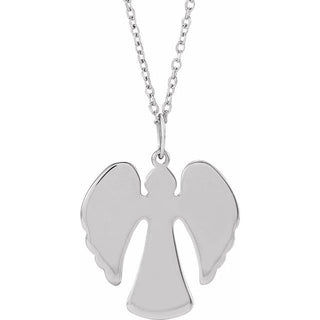 14K White Angel 16-18" Necklace