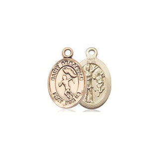 14kt Gold Saint Sebastian Track and Field Medal