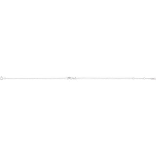 Platinum Script Mrs 6 1/2-7 1/2" Bracelet
