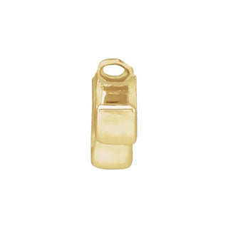 10K Yellow 20.94x7.43 mm Lowercase Script Grace Necklace Center
