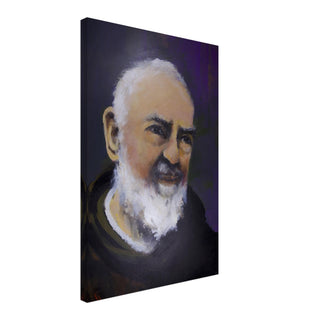 St. Padre Pio Portrait Canvas Print - view 5
