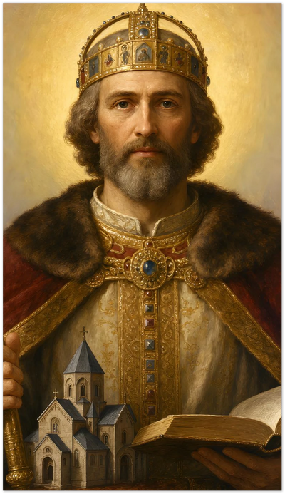St. Stephen of Hungary Holy Cards