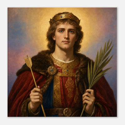 St. Edmund the Martyr - Devotional Canvas