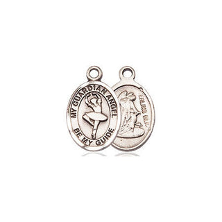 Sterling Silver Guardian Angel Dance Medal