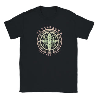 St. Benedict Medal Gradient T-Shirt - view 10