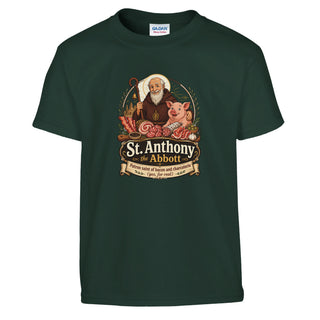 St. Anthony the Abbot 'Patron Saint of Bacon' Kids T-Shirt - view 2
