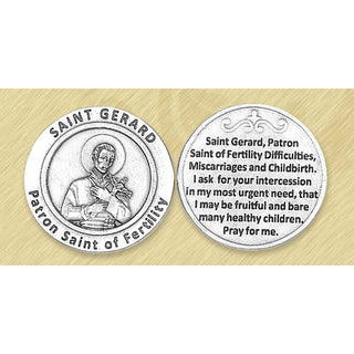 Bulk Healing Saint - Saint Gerard Pocket Token