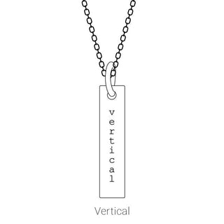 14K Yellow Engravable Pierced Cross Bar Pendant