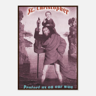 St. Christopher Prayer Framed Print - view 3